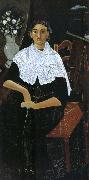 Andre Derain The woman wore a white shawl oil painting reproduction